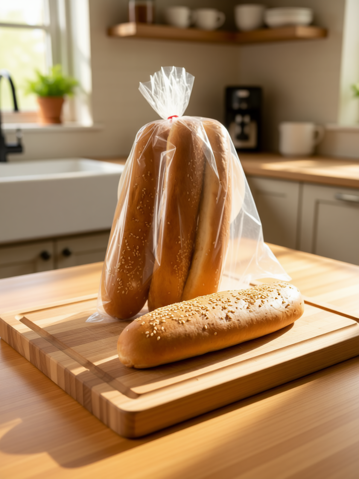 3 Hot dog buns - Image 1
